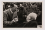 Cigarette card photo of Adolf Hitler visting General Litzmann on his birthday