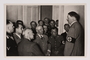 Cigarette card photo of Hitler with a group of Nazi Party officials