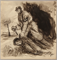 1991.182.5 front
Anti-Nazi drawing published in the PM newspaper

Click to enlarge