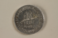 1991.188.2 back
Łódź (Litzmannstadt) ghetto scrip, 5 mark coin

Click to enlarge