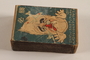 Japanese propaganda matchbox with a caricature of FDR acquired postwar by a German Jewish refugee