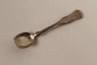 2012.317.1 front
Silver baby's feeding spoon owned by hidden child

Click to enlarge