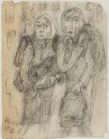 CM_2001.122.2_001 front
Autobiographical drawing by Halina Olomucki of two women in the Warsaw ghetto

Click to enlarge