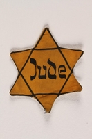 2002.204.2 front
Star of David badge with Jude printed in the center

Click to enlarge