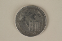 2002.221.2 back
Łódź (Litzmannstadt) ghetto scrip, 20 mark coin

Click to enlarge