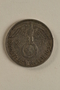 Nazi Germany,  2 reichsmark coin with a portrait of Paul von Hindenburg