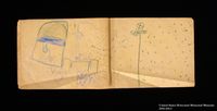 Sketchbook with make believe drawings by a former hidden child

Click to enlarge