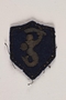 2nd Polish Corps Syrenka patch with the Warsaw Mermaid worn by a Jewish medical officer, 2nd Polish Corps