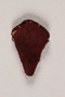 Red medical service collar patch worn by a Jewish medical officer, 2nd Polish Corps