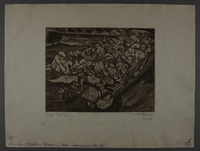 2003.202.12 front
Leo Haas aquatint of a truck overloaded with the sick, dying, and dead

Click to enlarge