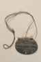 German military identification tag given to a Danish resistance member