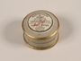 Mignot-Boucher face powder box marked Rachel with an excise label