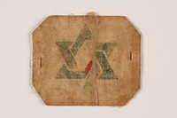 2004.437.3 front
Tan armband with a Star of David worn in the Trembowla ghetto

Click to enlarge