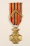 Military Decoration for Loyalty medal, ribbon, and chevron awarded to a Belgian resistance fighter