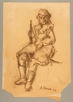 2005.181.5 front
Drawing by Alexander Bogen of a female partisan sitting with a rifle

Click to enlarge