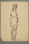 Drawing by Alexander Bogen of a girl wearing a six-pointed star