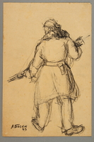 2005.181.26 front
Drawing by Alexander Bogen of a partisan cradling a rifle in both arms

Click to enlarge