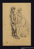 2005.181.34 front
Drawing by Alexander Bogen of three partisans standing together in conversation

Click to enlarge