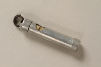 2005.302.1 front
Mezuzah pendant distributed to a young girl at the Bindermichl displaced persons camp

Click to enlarge