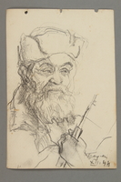 2005.181.52 front
Portrait of a bearded partisan, drawn by Alexander Bogen

Click to enlarge