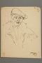 Portrait of a man in a cap, drawn by Alexander Bogen