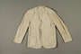 Man's long-sleeved linen jacket made in a displaced person's camp