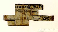 Theresienstadt ghetto-labor camp food coupon issued to an Austrian Jewish prisoner

Click to enlarge