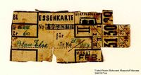 Theresienstadt ghetto-labor camp food ration coupon issued to an Austrian Jewish prisoner

Click to enlarge