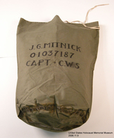 2006.11.9, US Army duffle bag, J. George Mitnick Collection