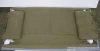 2006.11.39, Olive drab, bedding roll, J. George Mitnick Collection
US Army olive drab canvas bed roll used by a soldier

Click to enlarge