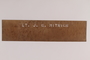 Lt. J. George Mitnick stencil used to label his US Army equipment