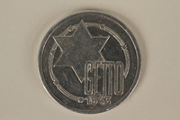 2007.45.4 back
Łódź (Litzmannstadt) ghetto scrip, 10 mark coin

Click to enlarge