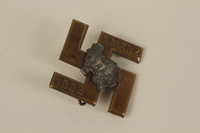 2007.155.1 front
Swastika shaped pin commemorating the reintegration of the Saarland with Nazi Germany

Click to enlarge