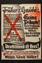 Adolf Hitler 1933 German election poster