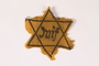 Yellow Star of David badge