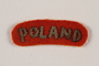 Poland military patch to identify a soldier, 2nd Polish Corps, British Army