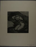 1987.92.3 front
Drypoint etching by Lea Grundig of a bound naked prisoner on his knees

Click to enlarge