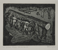 1988.12.47 front
Plate 47, Herbert Sandberg series, Der Weg: uniformed inmates carry a huge log

Click to enlarge