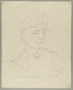 Leo Haas sketch of SS labor camp guard Wolters