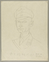Leo Haas sketch of SS labor camp guard Siemen