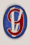 US Army 95th Infantry Division shoulder sleeve patch with the numeral 9 on a Roman numeral V (5)