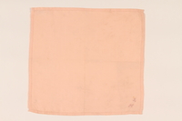 2003.454.3 front
Peach handkerchief with a pink monogram carried by a Kindertransport refugee

Click to enlarge