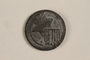 Łódź (Litzmannstadt) ghetto scrip, 5 mark coin acquired by Polish Jewish survivor