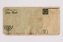 Łódź (Litzmannstadt) ghetto scrip, 10 mark note, acquired by an inmate