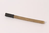 2004.525.3 front
Rubber truncheon used by a Polish prisoner of war passing as Ukrainian in a German stalag

Click to enlarge
