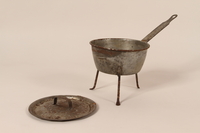 2005.174.6 a-b open
Aluminum tripod sauce pot with lid from cafe used as rendezvous point by French resistance

Click to enlarge