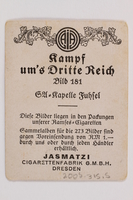 2005.315.5 back
Cigarette card with image of Nazi party band in performance

Click to enlarge
