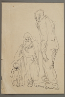 2005.181.86 front
Two studies by Alexander Bogen, one of an old, bearded man walking, one of  a woman with a baby in her arms, walking with a small child

Click to enlarge