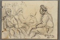 2005.181.136 front
Drawing by Alexander Bogen of four partisans sitting outdoors with rifles

Click to enlarge