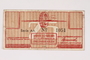 Westerbork transit camp voucher, 25 cent note